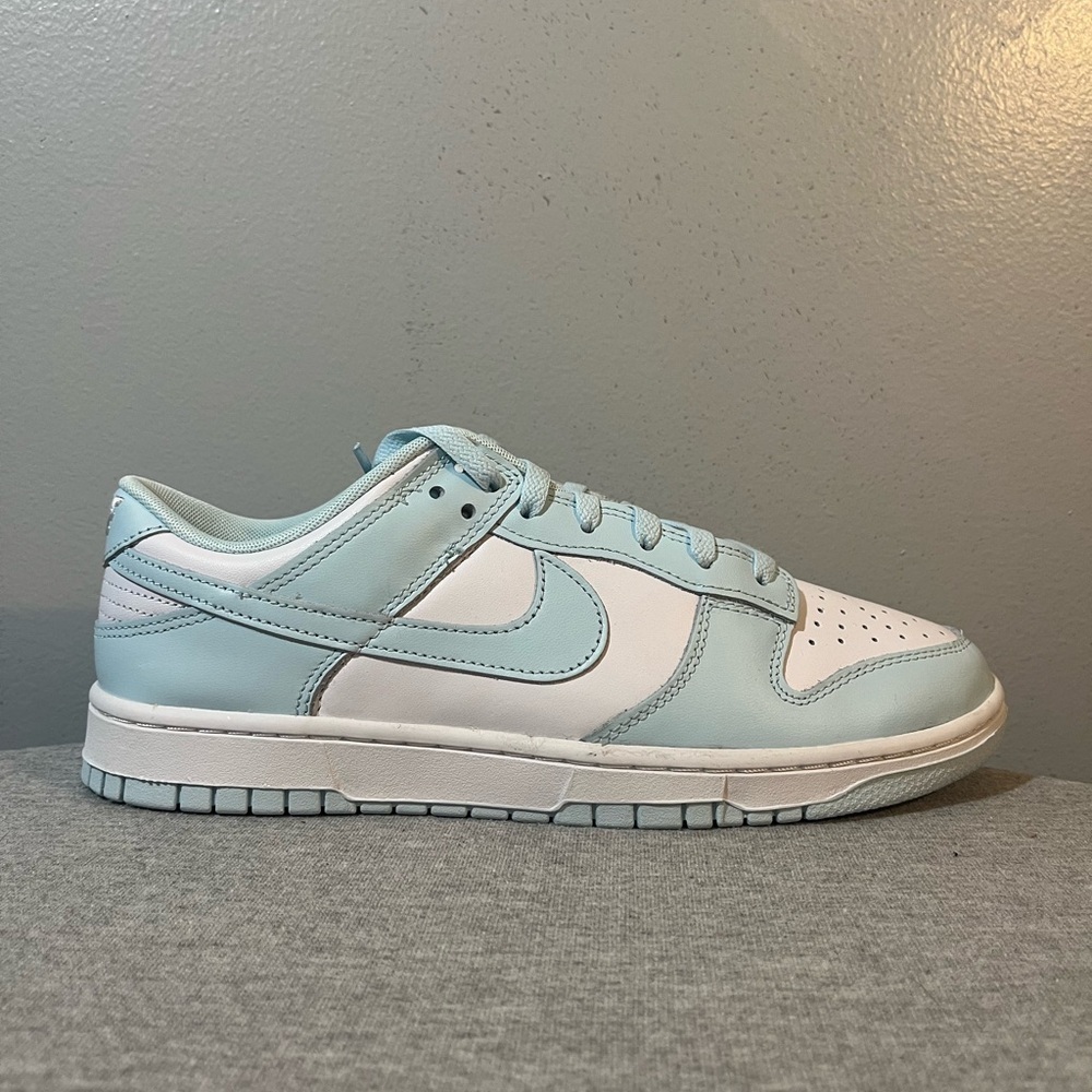 Nike Dunk Low Retro White Glacier Blue Sneaker Men's Shoe Size 11 DV0833 104​​​​